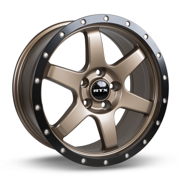 RTX Dakar Bronze satiné rebord noir 17x8 5x108
