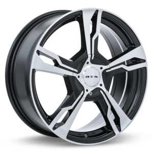 RTX Fighter Noir machiné 15x6 5x100/114.3 114.3