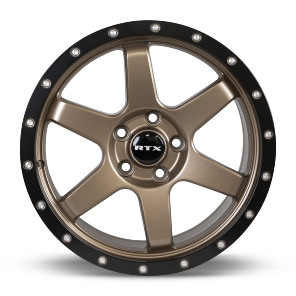 RTX Dakar Bronze satiné rebord noir 17x8 5x108 - Image 2