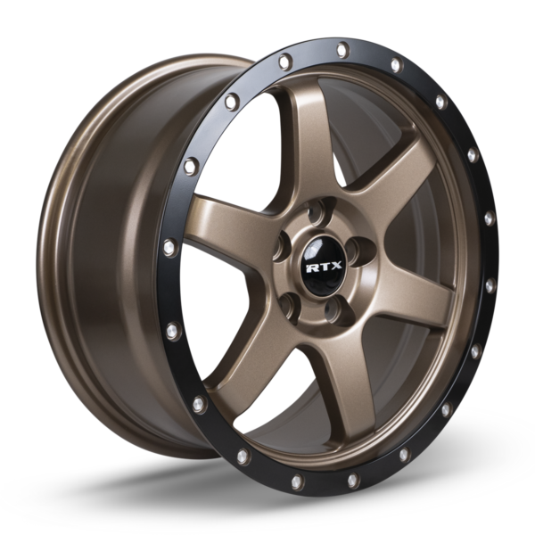 RTX Dakar Bronze satiné rebord noir 17x8 5x108 - Image 3