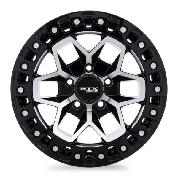 RTX Zion Noir lustré machiné 17x9 6x114.3 - Image 2