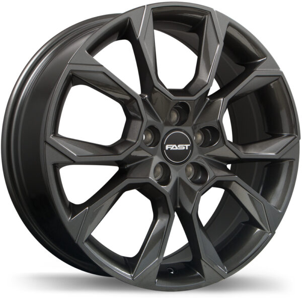 Fast Wheels Aventure Gunmétal lustré 17x7.0 5x114.3mm