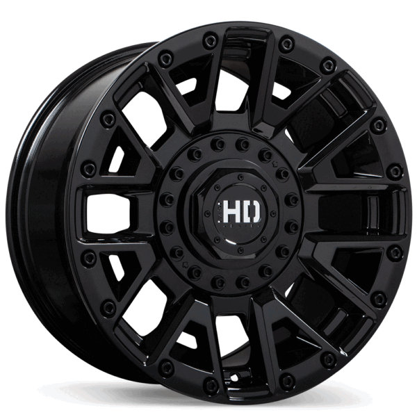 Fast HD Knuckles Noir lustré 18x9.0 5x150mm