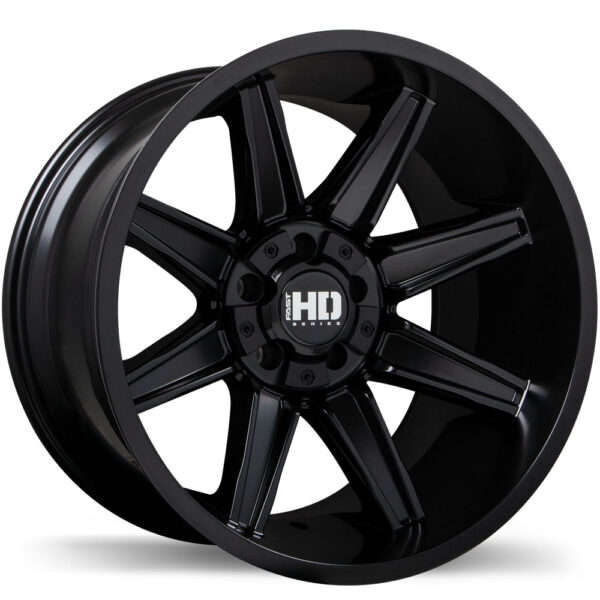 Fast HD HAVOK Noir satiné 20x12.0 5x127 / 139.7mm