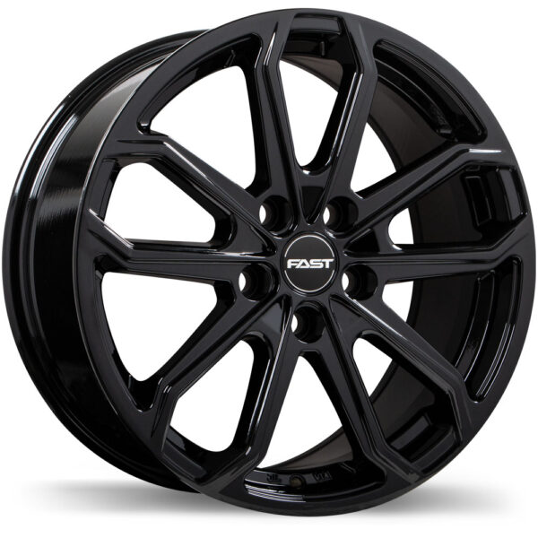 Fast Wheels Impression Noir lustré 18x8.0 5x112mm