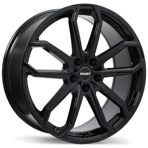 Fast Wheels Impression Noir lustré 19×8.5 5×114.3mm