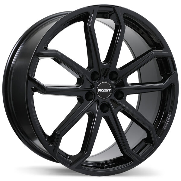 Fast Wheels Impression Noir lustré 19x8.5 5x114.3mm