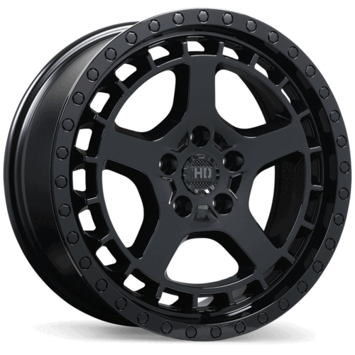 Fast HD Overland Noir lustré 18×8.0 5x127mm