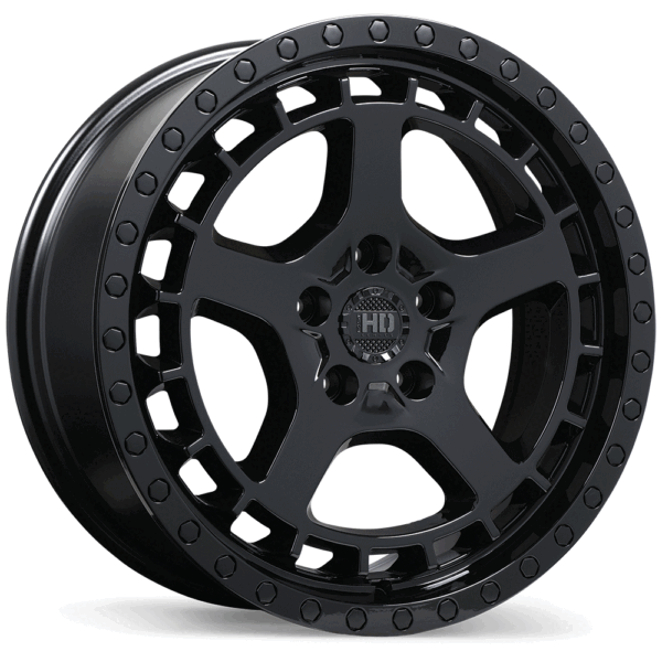 Fast HD Overland Noir lustré 18x8.0 5x127mm
