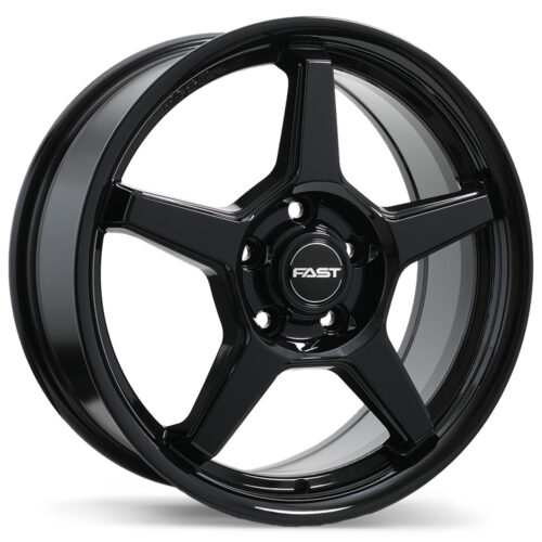 Fast Wheels Flair Noir lustré 17×7.0 5×114.3mm
