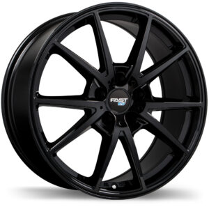 Fast Wheels EV02 Noir lustré 17x6.5 5x114.3mm