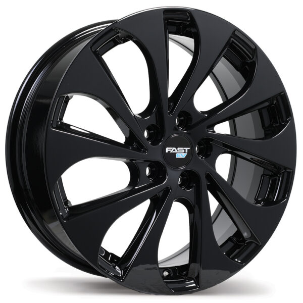 Fast Wheels EV05 Noir lustré 17x7.0 5x114.3mm