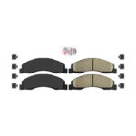 AmeriBRAKES Front Ceramic Disc Brake Pads For Ford E-350 Super Duty E-250 E-450 E-150