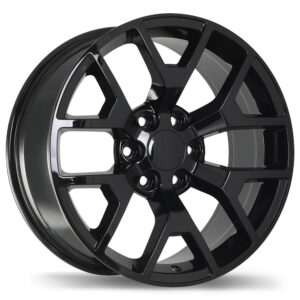 Replika R162A Noir lustré 22x9.0 6x139.7mm