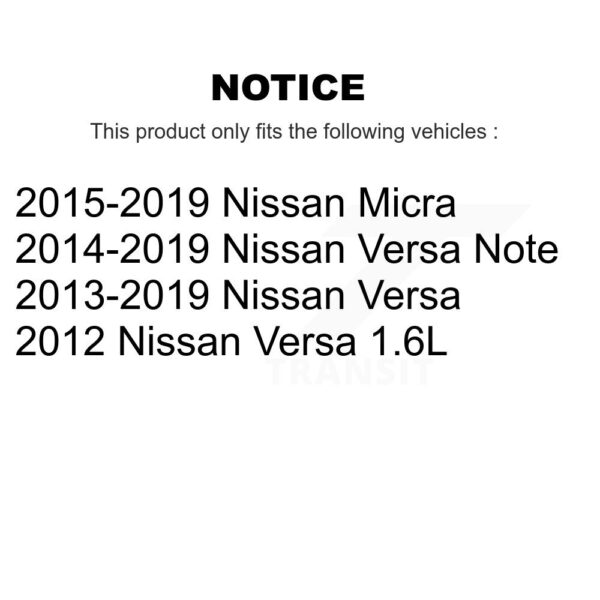 Top Quality Rear Drum Brake Hardware Kit For Nissan Micra Versa Note 13-H17480 - Image 2