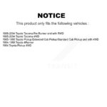 TMC Rear Shock Absorber For Toyota Tacoma Pickup 4Runner 78-37114 - Image 2