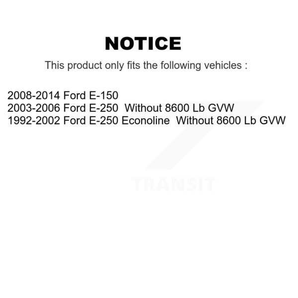 TMC Rear Shock Absorber For Ford E-150 E-250 Econoline 78-37117 - Image 2