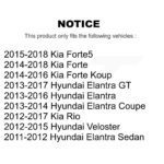 TMC Rear Shock Absorber For Hyundai Elantra Kia Rio Forte GT Veloster Forte5 Coupe - Image 2