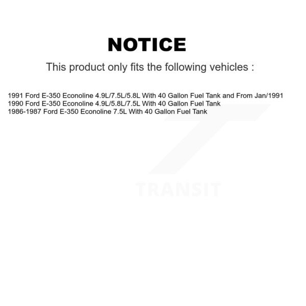 Agility Autoparts Fuel Pump Sender Assembly For Ford E-350 Econoline AGY-00311402 – Image 2
