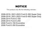 AmeriBRAKES Front Ceramic Disc Brake Pads For Ford E-350 Super Duty E-250 E-450 E-150 - Image 2
