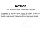 Mpulse Rear Left ABS Wheel Speed Sensor Wiring Harness For Kia Rio Rio5 SEN-2ABS0917 - Image 2