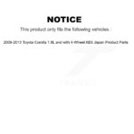 Mpulse Rear Left ABS Wheel Speed Sensor Wiring Harness For Toyota Corolla SEN-2ABS2522 - Image 2