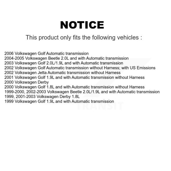 Mpulse Speed Sensor For Volkswagen Golf Beetle Jetta Derby SEN-2VSS0024 - Image 2