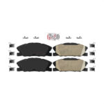 AmeriBRAKES Front Ceramic Disc Brake Pads For Dodge Charger Pursuit with RWD NWF-PRC1767