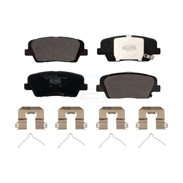 TEC Rear Ceramic Disc Brake Pads For Kia Sorento Hyundai Santa Fe Sport XL TEC-1916