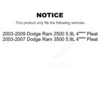 PUR Air Filter For Dodge Ram 2500 3500 4" Pleat 5.9L 57-49946 - Image 2