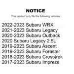 PUR Air Filter For Subaru Crosstrek Forester Impreza Outback Ascent WRX Legacy - Image 2
