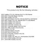 PUR Air Filter For Chevrolet Cadillac XT5 Traverse GMC Acadia Blazer Buick Enclave - Image 2