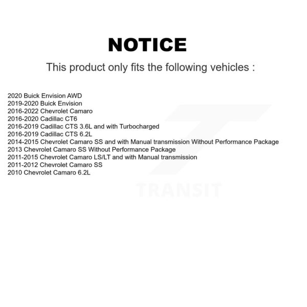 Kugel Wheel Bearing Hub Assembly For Chevrolet Camaro Buick Envision Cadillac CTS CT6 - Image 2