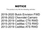 Kugel Wheel Bearing Hub Assembly For Cadillac ATS Chevrolet Camaro Buick Envision CTS - Image 2