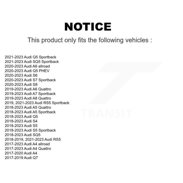 Kugel Wheel Bearing Assembly For Audi Q5 A4 Quattro Q7 A5 Sportback SQ5 S5 allroad S4 – Image 2
