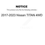 Kugel Front Wheel Bearing Hub Assembly For 2017-2023 Nissan TITAN 4WD 70-515185 - Image 2