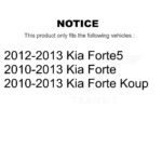 Unity Automotive Front Right Suspension Strut Coil Spring Assembly For Kia Forte Koup Forte5 - Image 2