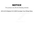 Unity Automotive Front Left Suspension Strut Coil Spring Assembly For 2013-2016 Mazda CX-5 AWD - Image 2