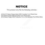 Unity Automotive Front Left Suspension Strut Coil Spring Assembly For Nissan Rogue Select AWD - Image 2