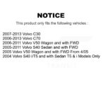 Unity Automotive Front Right Suspension Strut Coil Spring Assembly For Volvo S40 C30 V50 C70 - Image 2
