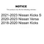 CMX Front Disc Brake Rotor For Nissan Kicks Versa 8-982407 - Image 2