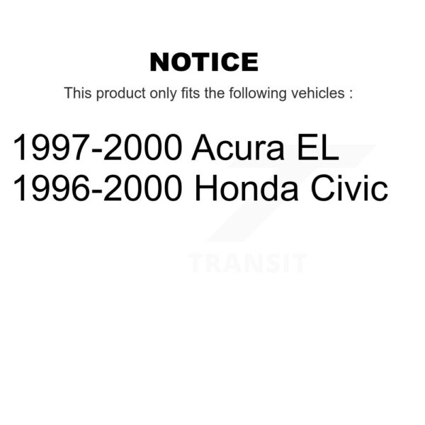 Agility Autoparts Fuel Tank Strap For Honda Civic Acura EL AGY-01110143 – Image 2