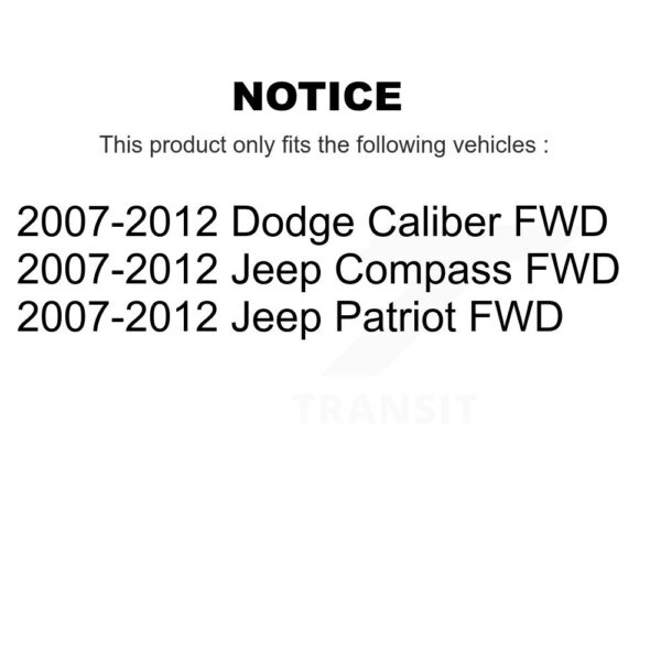 Agility Autoparts Fuel Tank Strap For 2007-2012 Jeep Patriot Dodge Caliber Compass FWD – Image 2