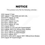 CMX Front Ceramic Disc Brake Pads For Jaguar XF XJ XKR XFR F-Type XJR XJR575 XFR-S - Image 2