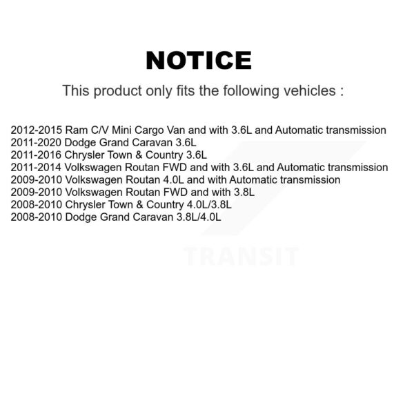 Kugel Front Left CV Axle Shaft For Dodge Grand Caravan Chrysler Town & Country Ram C/V – Image 2