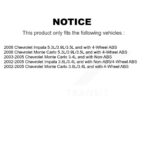 Mpulse Front Right ABS Wheel Speed Sensor Wiring Harness For Chevrolet Impala Monte - Image 2