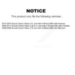 Mpulse Rear Left ABS Wheel Speed Sensor For Suzuki Grand Vitara with Harness - Image 2
