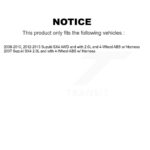 Mpulse Rear Left ABS Wheel Speed Sensor Wiring Harness For Suzuki SX4 w SEN-2ABS0861 - Image 2