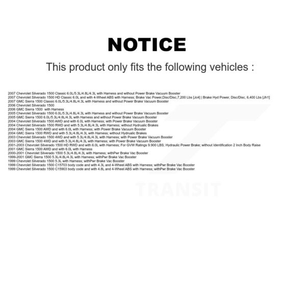 Mpulse ABS Wheel Speed Sensor For Chevrolet Silverado 1500 GMC Sierra Classic HD – Image 2