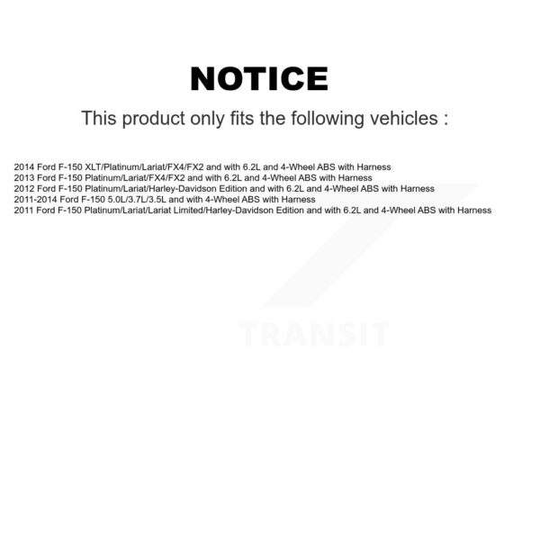 Mpulse Rear Right ABS Wheel Speed Sensor For Ford F-150 with Harness SEN-2ABS2465 – Image 2